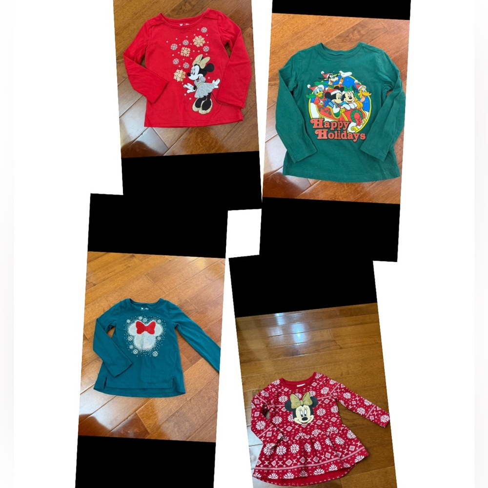 Disney Kids Christmas Shirt Bundle